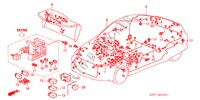 FAISCEAU DES FILS(RH) pour Honda INSIGHT DX 3 Portes 5 vitesses manuelles 2001