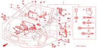FAISCEAU DES FILS(RH) pour Honda INSIGHT DX 3 Portes 5 vitesses manuelles 2001