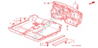 TAPIS DE SOL pour Honda INSIGHT DX 3 Portes 5 vitesses manuelles 2001