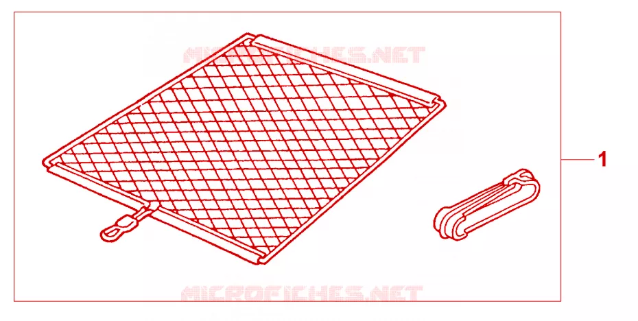 LUGGAGE NET Honda  INSIGHT 2001 DX 5 vitesses manuelles 