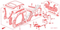 PANNEAUX EXTERIEURS/PANNEAU DE TOIT pour Honda ACCORD 2.0IES 5 Portes 5 vitesses manuelles 2000