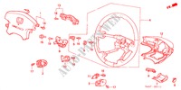 VOLANT DE DIRECTION(SRS) (2) pour Honda ACCORD 2.0IV 5 Portes 5 vitesses manuelles 2000
