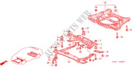 CORPS ARRIERE/MEMBRURE TRANSVERSALE pour Honda ACCORD 1.8IS 5 Portes 4 vitesses automatique 2001