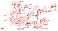 RESERVOIR A CARBURANT pour Honda LOGO LOGO 3 Portes full automatique 2000