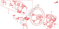 VOLANT DE DIRECTION(SRS) (1) pour Honda LOGO LOGO 3 Portes full automatique 1999