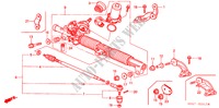 BOITE DE VITESSES P.S. (EPS)(RH) pour Honda CIVIC 1.4S 4 Portes 4 vitesses automatique 2001