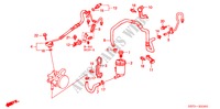 CANALISATIONS P.S.(LH) pour Honda CIVIC LXI 4 Portes 4 vitesses automatique 2001