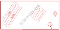 SEUIL DE PORTE pour Honda CIVIC 1.6SE 4 Portes 4 vitesses automatique 2002
