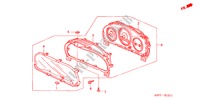 COMPOSANTS DE COMPTEUR(NS)(2) pour Honda CIVIC COUPE ES 2 Portes 4 vitesses automatique 2004