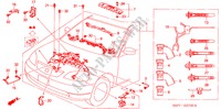 FAISCEAU DES FILS(LH) pour Honda CIVIC COUPE LS 2 Portes 5 vitesses manuelles 2001