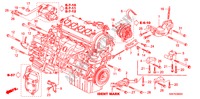 SUPPORT DE MOTEUR (1.4L/1.6L) pour Honda CIVIC 1.6SE 3 Portes 4 vitesses automatique 2002