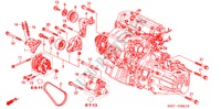SUPPORT DE MOTEUR (TYPE R) pour Honda CIVIC TYPE R 3 Portes 6 vitesses manuelles 2004