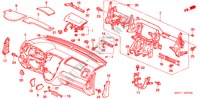 PANNEAU D'INSTRUMENT(LH) pour Honda CIVIC 1.4 LS 3 Portes 4 vitesses automatique 2005