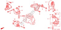 SUPPORTS DE MOTEUR(AT) pour Honda CIVIC 1.4 LS 3 Portes 4 vitesses automatique 2005