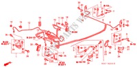 CONDUITES DE FREIN(ABS) (LH) (1.4L/1.6L) pour Honda CIVIC 1.4LS 5 Portes 4 vitesses automatique 2004