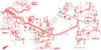 CONDUITES DE FREIN(ABS) (RH) (DIESEL) (2.0L) pour Honda CIVIC 2.0 5 Portes 5 vitesses manuelles 2003