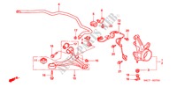 ARTICULATION pour Honda CIVIC 1.7ES 5 Portes 5 vitesses manuelles 2005