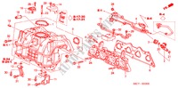 COLLECTEUR D'ADMISSION(1.4L/1.5L/1.6L/1.7L) pour Honda CIVIC 1.4S 5 Portes 5 vitesses manuelles 2005