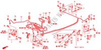 CONDUITES DE FREIN(ABS) (LH) (1.4L/1.6L) pour Honda CIVIC 1.6LS 5 Portes 4 vitesses automatique 2005