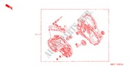 ENSEMBLE JOINT DE TRANSMISSION (DIESEL) pour Honda CIVIC 1.7LS 5 Portes 5 vitesses manuelles 2005