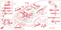 FAISCEAU DES FILS(RH) (2.0L) pour Honda CIVIC 2.0VSA 5 Portes 5 vitesses manuelles 2005