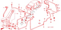 LAVE GLACE DE PARE BRISE(1) pour Honda CIVIC 1.4S 5 Portes 5 vitesses manuelles 2005