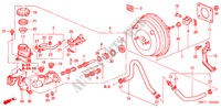 MAITRE CYLINDRE DE FREIN/ ALIMENTATION PRINCIPALE(LH) pour Honda CIVIC 1.4LS 5 Portes 5 vitesses manuelles 2005