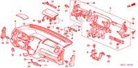 PANNEAU D'INSTRUMENT(LH) pour Honda CIVIC 1.6S 5 Portes 4 vitesses automatique 2005
