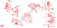SUPPORTS DE MOTEUR(AT) pour Honda CIVIC 1.4LS 5 Portes 4 vitesses automatique 2005