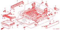 COMP. DE SIEGE AV. (D.)(1) pour Honda STREAM 2.0SI 5 Portes 5 vitesses automatique 2004