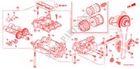 POMPE A HUILE/FILTRE TAMIS A HUILE (2.0L) pour Honda STREAM 2.0SI 5 Portes 5 vitesses automatique 2004