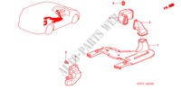 CONDUIT(LH) pour Honda STREAM ES 5 Portes 5 vitesses manuelles 2005