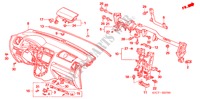 PANNEAU D'INSTRUMENT(LH) pour Honda STREAM 2.0 LS 5 Portes 5 vitesses automatique 2005
