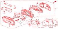 COMPTEUR COMBINE(V6) pour Honda ACCORD COUPE 3.0IV6 2 Portes 4 vitesses automatique 1999