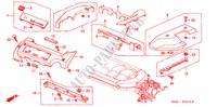 COUVERCLE DE COLLECTEUR(2) pour Honda ACCORD COUPE 3.0IV6 2 Portes 4 vitesses automatique 2001