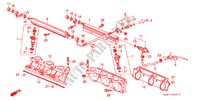 INJECTEUR DE CARBURANT(V6)(1) pour Honda ACCORD COUPE 3.0IV6 2 Portes 4 vitesses automatique 1998
