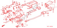 TUYAU D'ECHAPPEMENT(L4) pour Honda ACCORD COUPE 2.0IES 2 Portes 4 vitesses automatique 2000