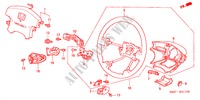 VOLANT DE DIRECTION(SRS)(L4) pour Honda ACCORD COUPE 2.0IES 2 Portes 4 vitesses automatique 2000