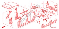 PANNEAUX EXTERIEURS pour Honda ACCORD LX 4 Portes 4 vitesses automatique 2000