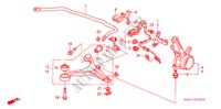 ARTICULATION AVANT/ BRAS INFERIEUR AVANT pour Honda CR-V RV-I 5 Portes 5 vitesses manuelles 2003