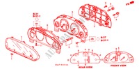 COMPOSANTS DE COMPTEUR (VISTEON)( '04) pour Honda CR-V RV-I 5 Portes 5 vitesses manuelles 2003