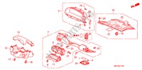 GARNITURE D'INSTRUMENT(LH)(COTE DE CONDUCTEUR) pour Honda CR-V RV-I 5 Portes 5 vitesses manuelles 2002