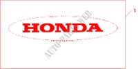 STICKER COUVRE ROUE LOGO'4X4' pour Honda CR-V SE 5 Portes 5 vitesses manuelles 2004
