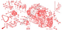SUPPORT DE MOTEUR pour Honda CR-V RV-I 5 Portes 5 vitesses manuelles 2003
