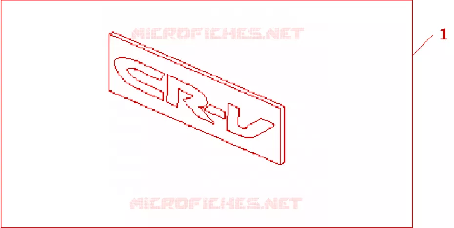 STICKER COUVRE ROUE LOGO'4X4' Honda  CRV 2003 S 5 vitesses manuelles 