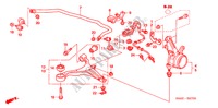 ARTICULATION AVANT/ BRAS INFERIEUR AVANT pour Honda CR-V LS 5 Portes 4 vitesses automatique 2006