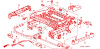 COMP. DE SIEGE AV. (LH)(COTE DE CONDUCTEUR) pour Honda CR-V RV-I 5 Portes 4 vitesses automatique 2006