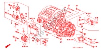 ARMATURE D'ALTERNATEUR('05 ) pour Honda MR-V EX 5 Portes 5 vitesses automatique 2005
