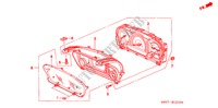 COMPOSANTS DE COMPTEUR(NS) ( '05) pour Honda MR-V LX 5 Portes 5 vitesses automatique 2004