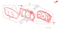 COMPOSANTS DE COMPTEUR(NS) ('06 ) pour Honda MR-V EX 5 Portes 5 vitesses automatique 2006